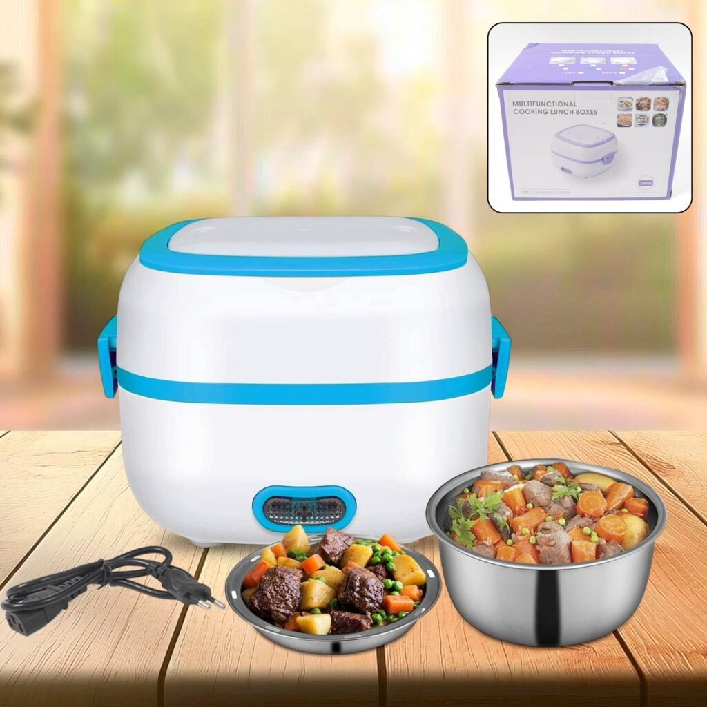 Electric Lunch Box - 3-in-1 Stainless Steel Food Heater | Lunchie Bunchie
