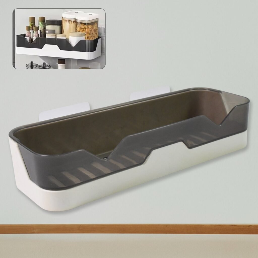 Adhesive Shower Caddy - Rustproof Plastic Organizer | FreshAura