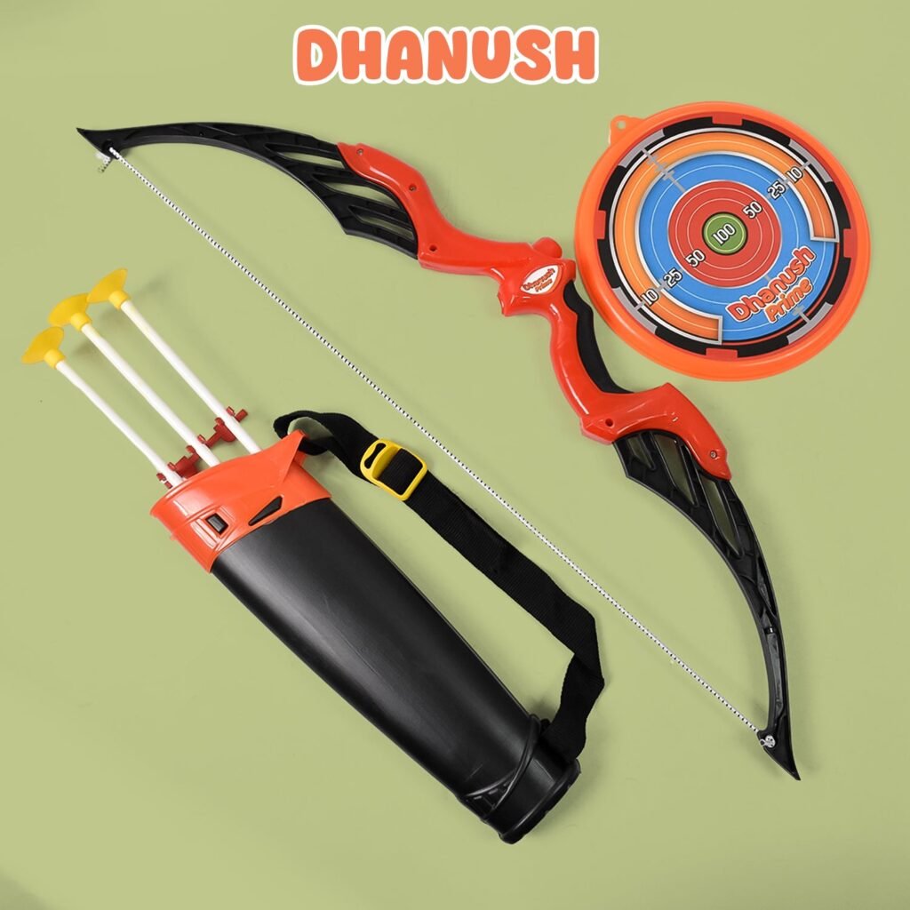 Kids Archery Set - Dhanush Baan Toy with Target & Arrows | Aditi