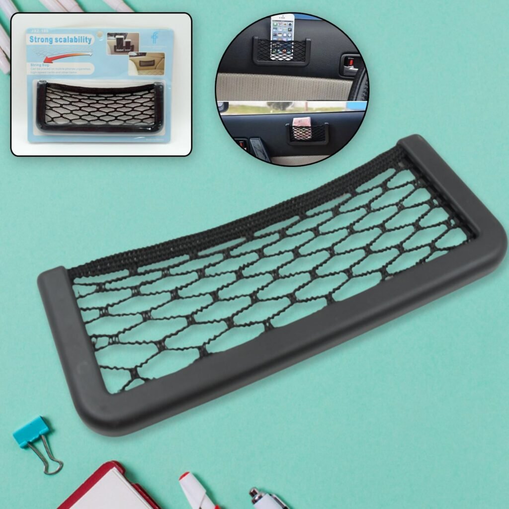 Car Seat Organizer - Mesh Storage for Phone & Purse | Velvet Wheels