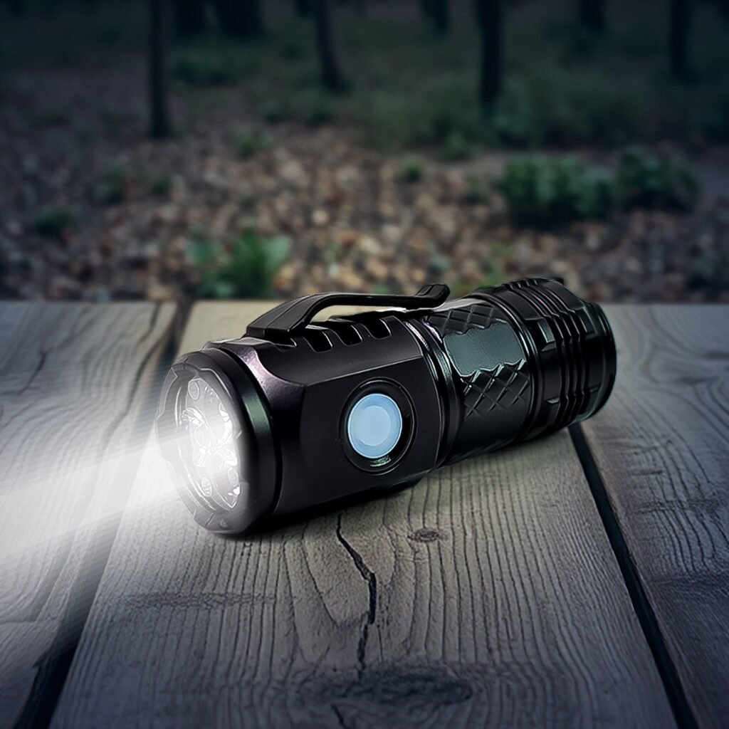 Rechargeable LED Torch - 5 Modes, Waterproof | Indo Glow