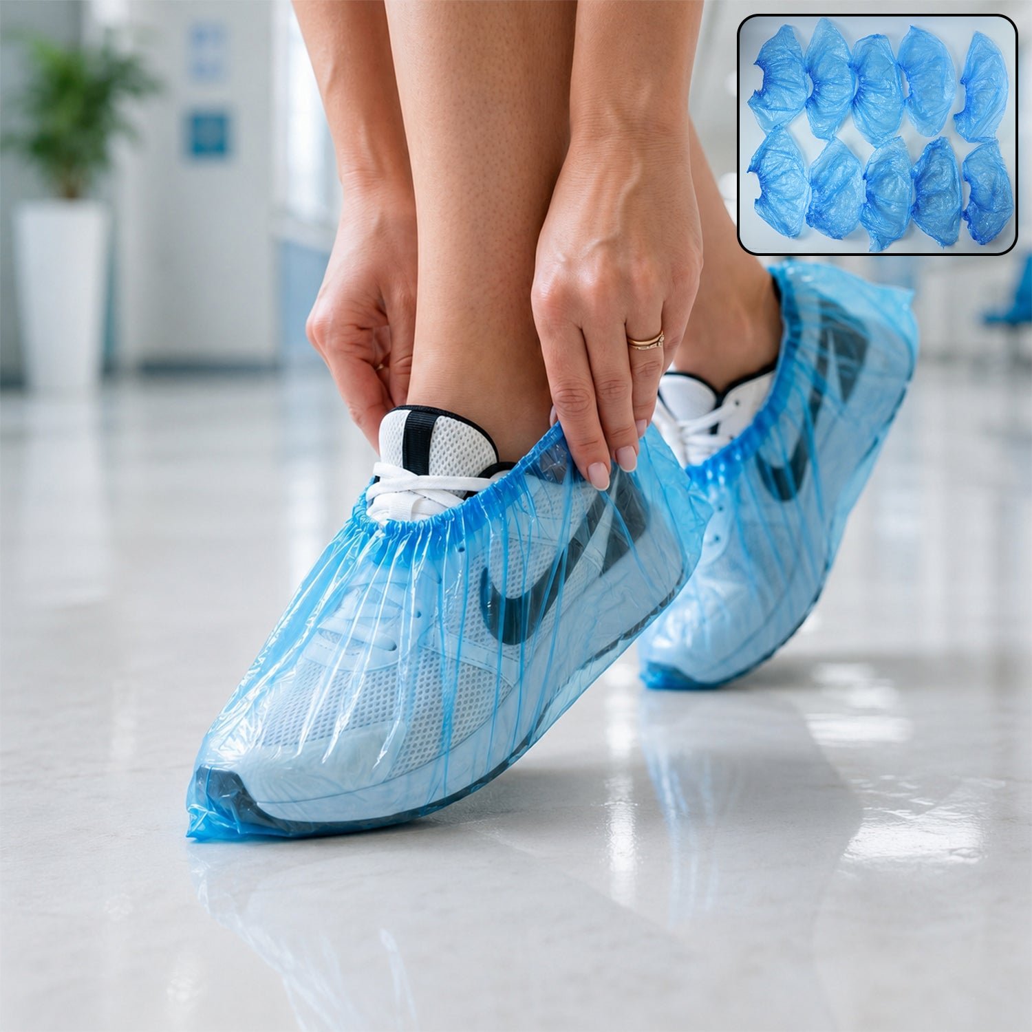 Disposable Shoe Covers Waterproof Hygienic Fit for Shoes - Image 2
