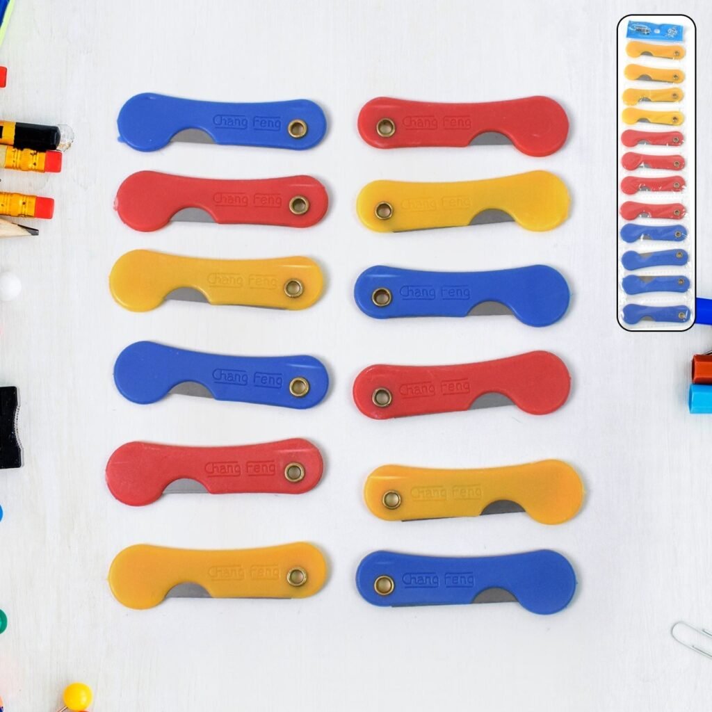 Mini Paper Cutter Knife - Multicolour 12-Pack | CutNova