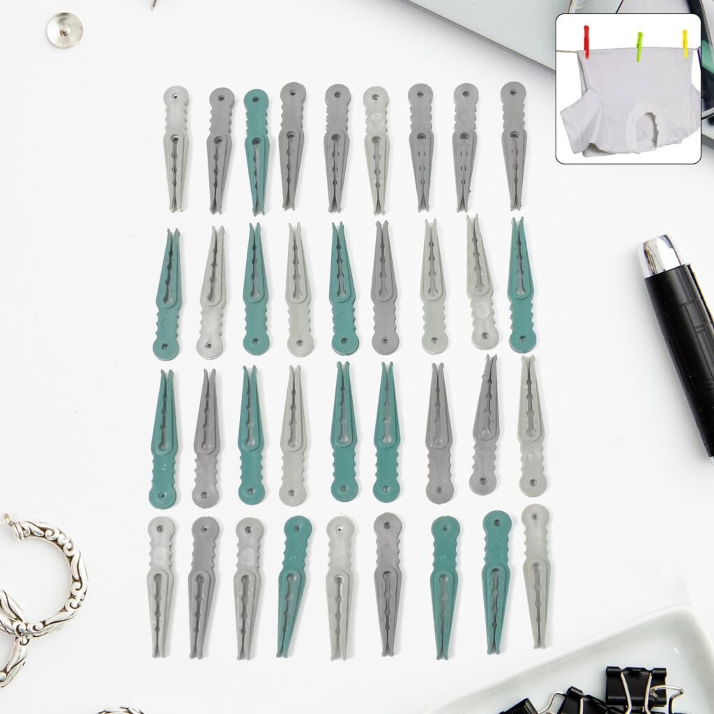 Plastic Cloth Pegs (36 Pcs) - Multipurpose & Strong | BathNova