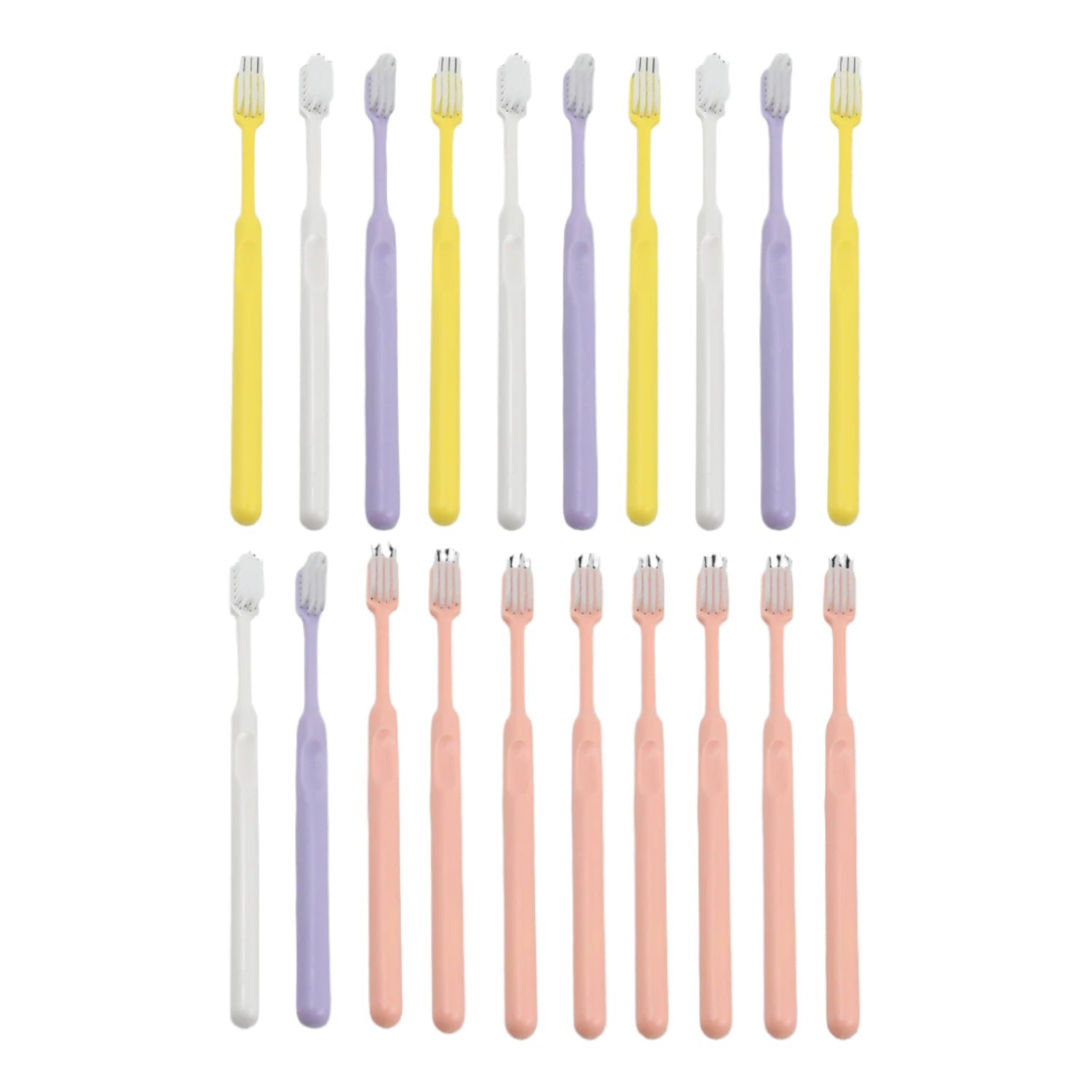 Soft Plastic Toothbrush Set – 20 Pcs with Travel Box | BrushedUp - Image 3