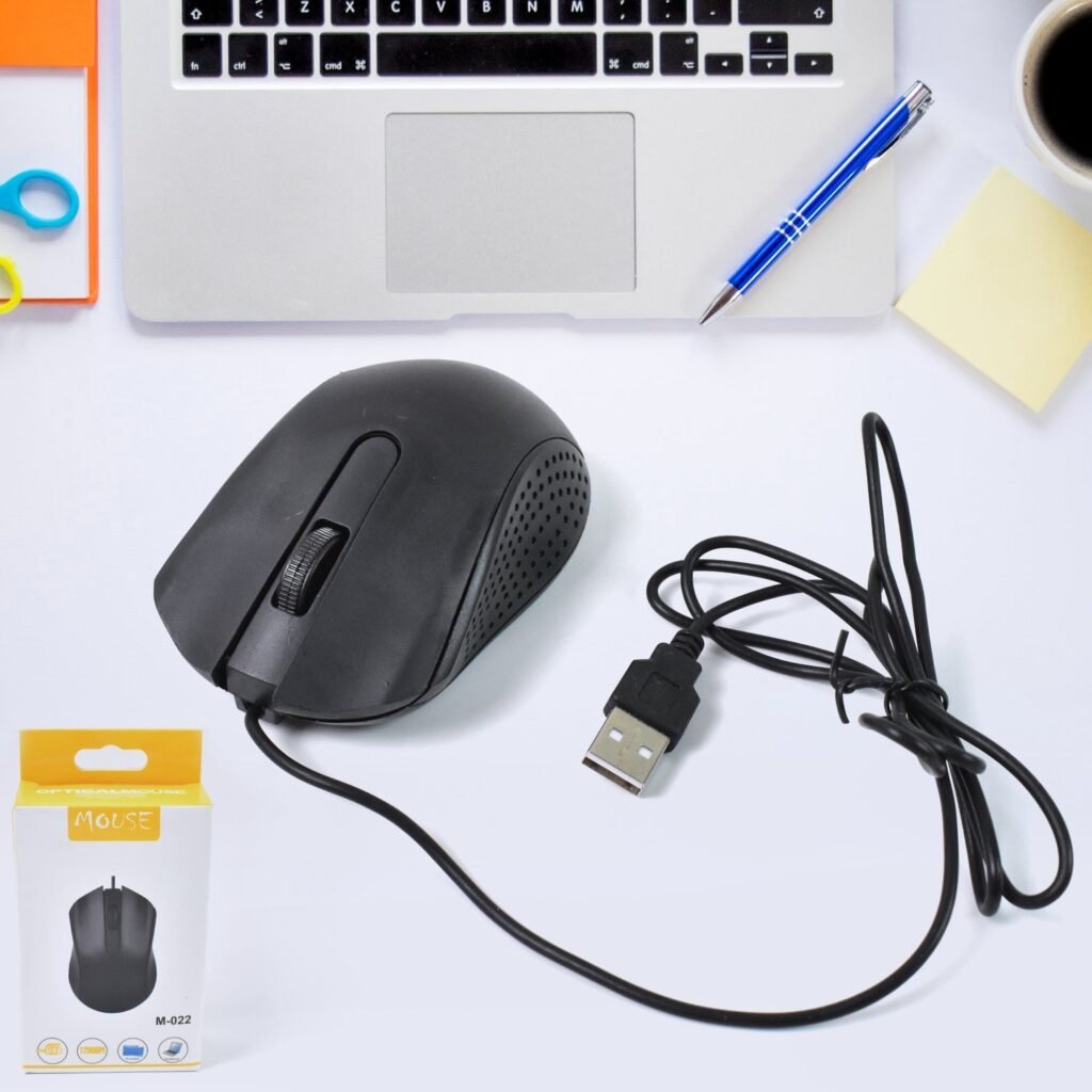 Wired Optical Mouse - M-022, USB Connectivity | Compshop