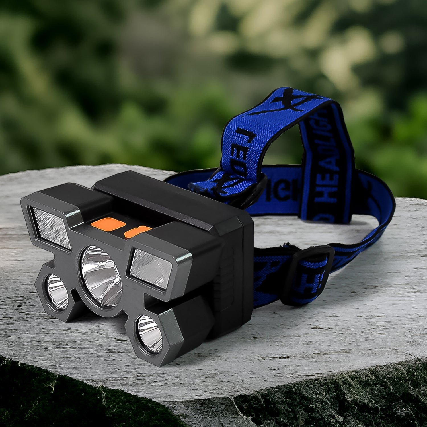 USB Rechargeable Headlamp - 5 LED Outdoor Light | Indo Glow