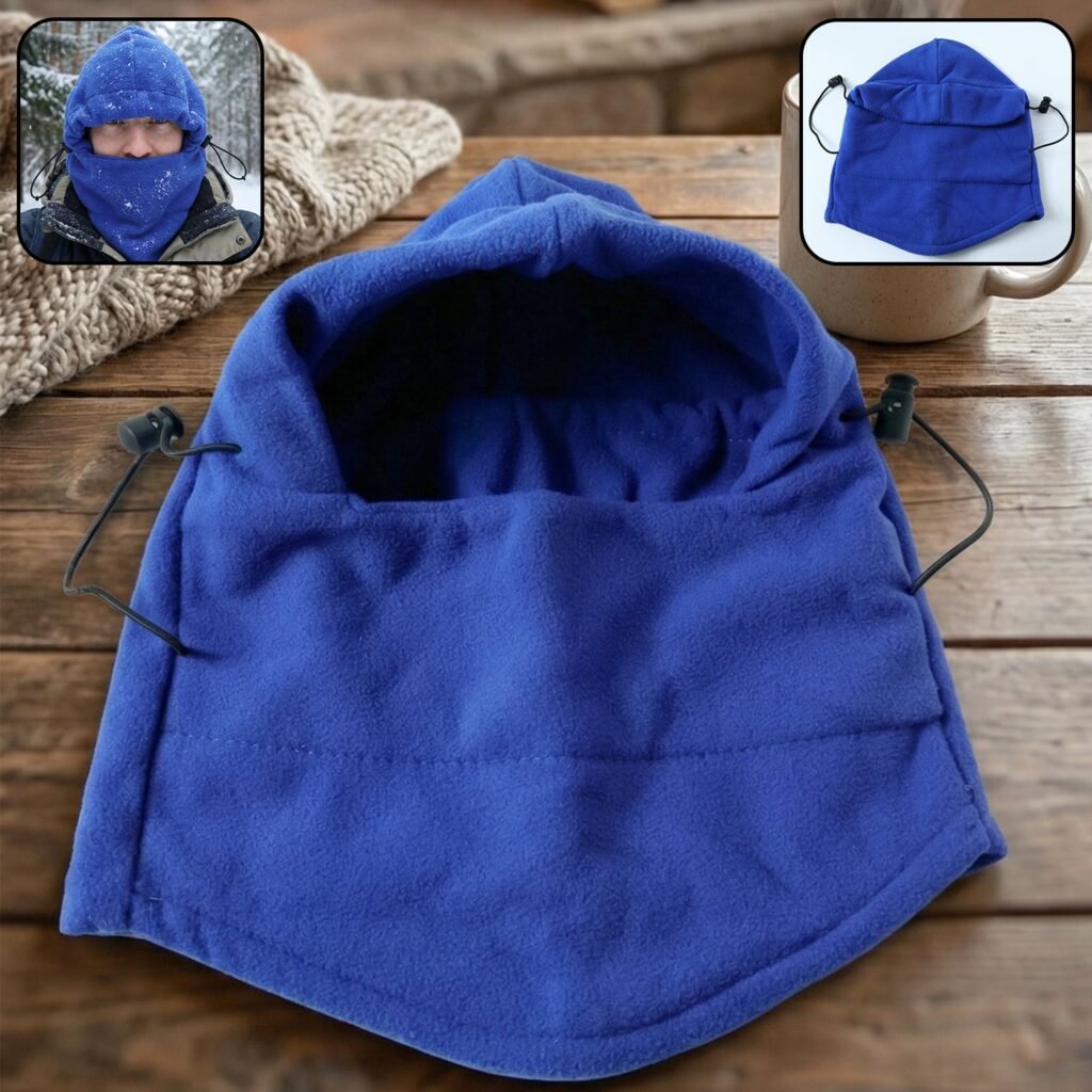 Winter Fleece Face Cover – Adjustable Warmth & Full Protection