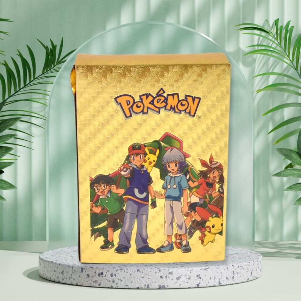 Golden Trading Cards - 55 Pcs Foil Set for Kids | Gamevana