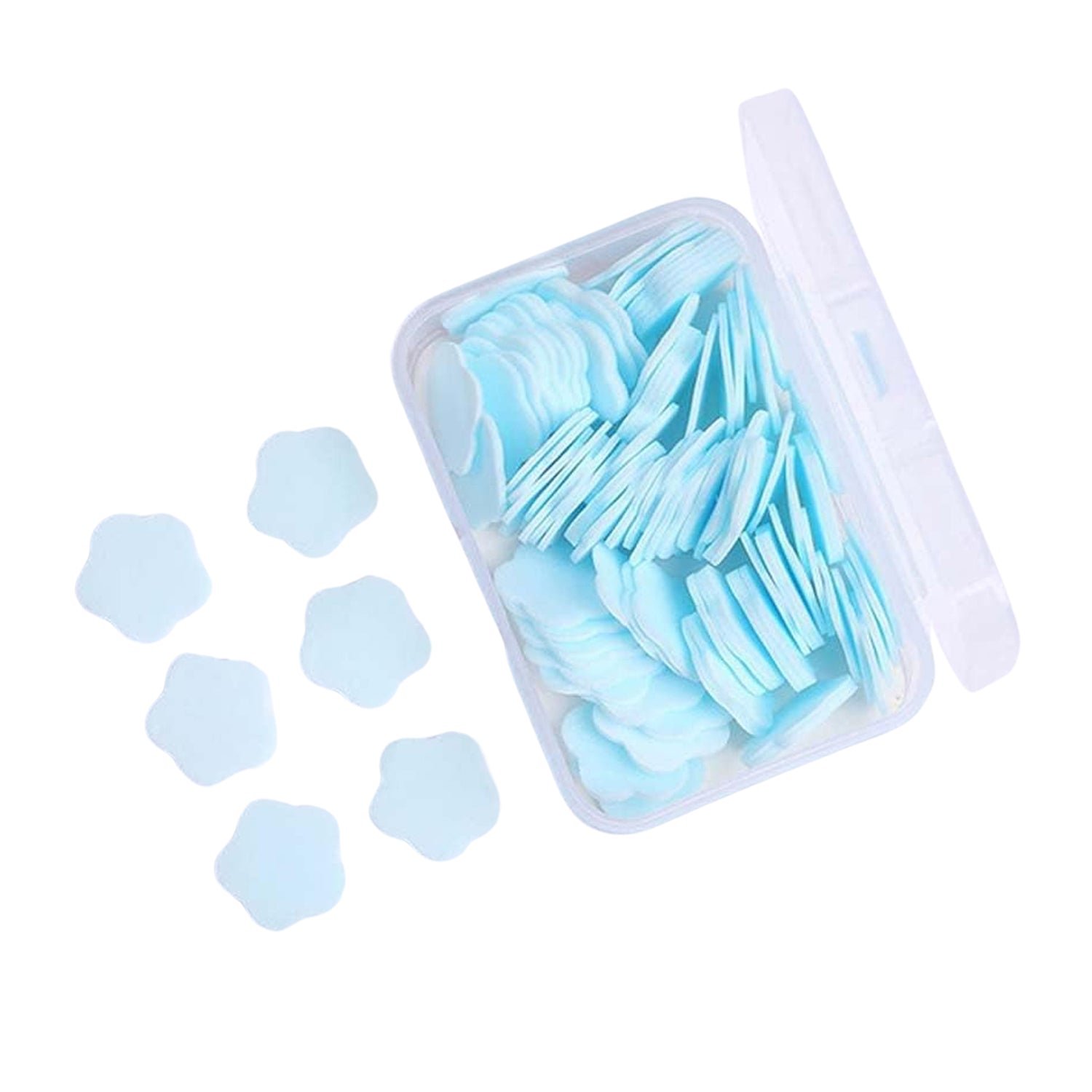 Travel Soap Sheets - 100 Flower-Shaped | VelvetBubbles - Image 2