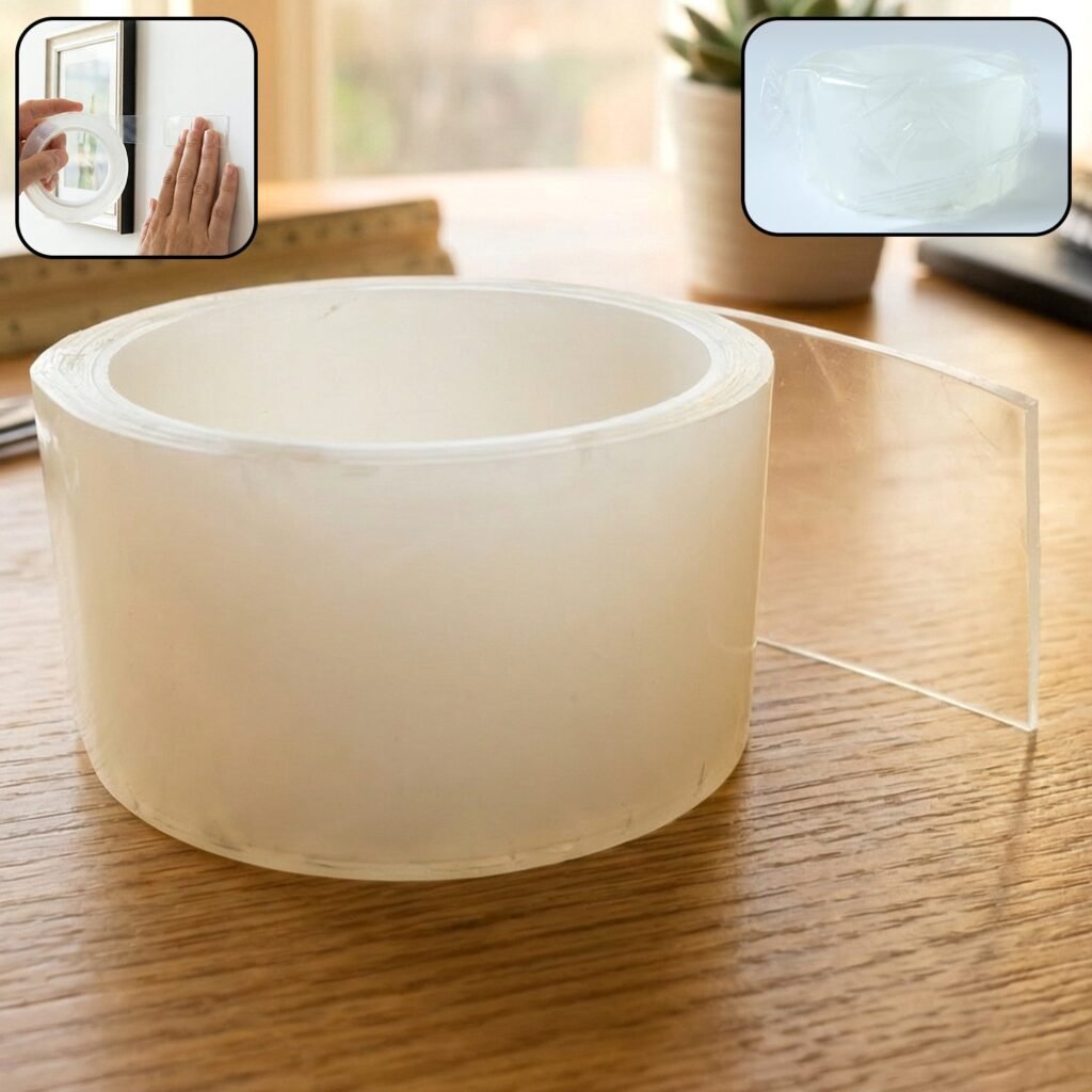 Nano Magic Double Sided Adhesive Tape – Strong Clear Grip