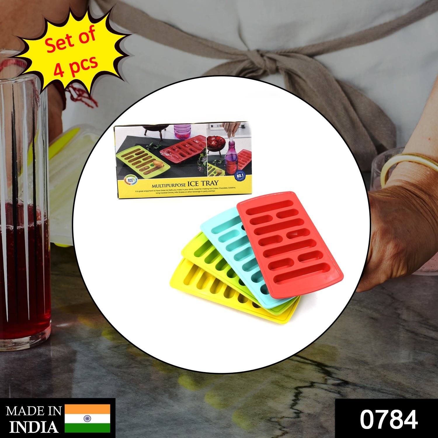 Ice Tray Set – Lightweight & Easy to Use for Quick Ice Making - Image 2