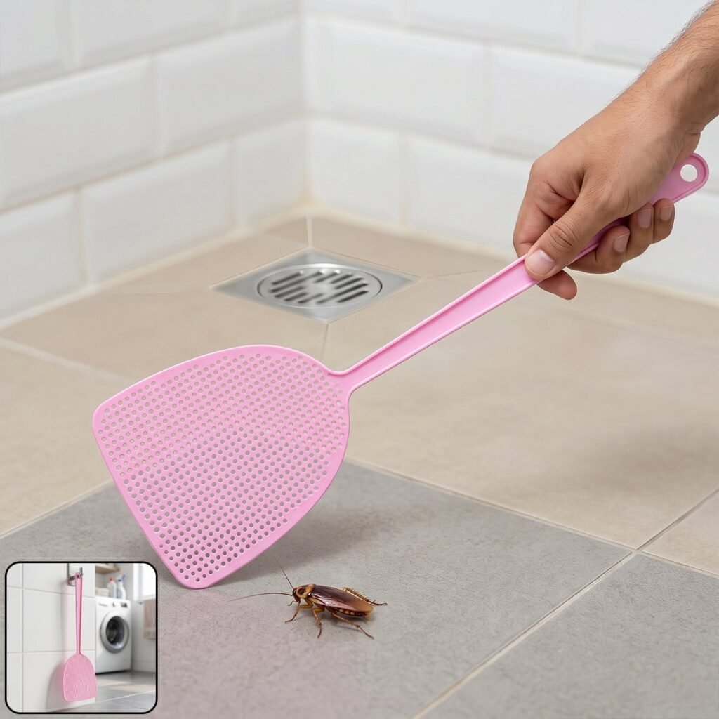 Manual Fly Swatter – Long Handle for Easy Pest Control