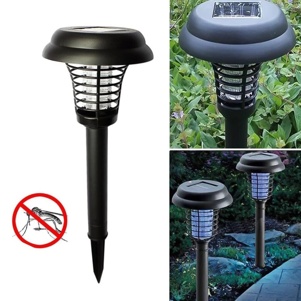 Solar Mosquito Trap – UV LED Garden Light (2 Pc) | Garden Vera