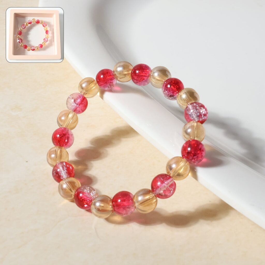 Beaded Stretch Bracelet – Lightweight Elegant Daily Wear Accessory