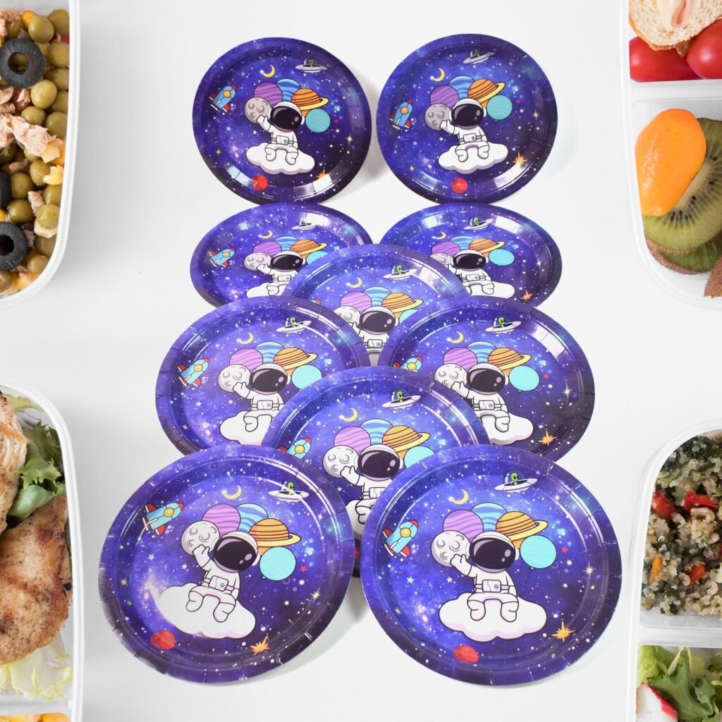 Disposable Paper Plates - Festive Birthday Set | JubileeJoy