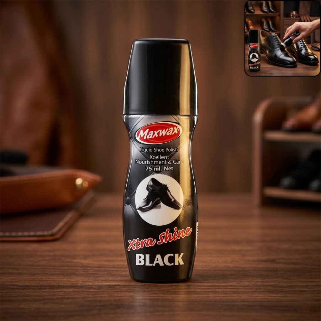 Liquid Shoe Polish – Easy Application & Instant Shine for Leather Shoes