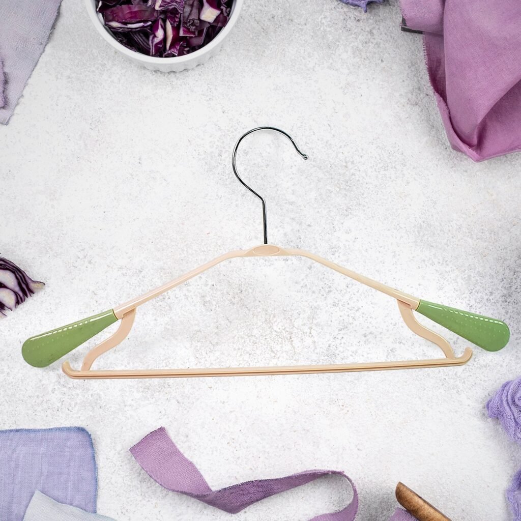 Space-Saving Cloth Hanger - Durable PP & Steel Hook | BathNova