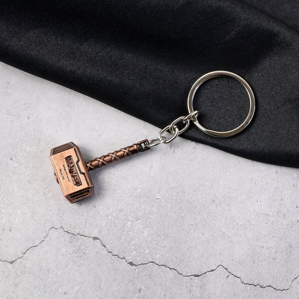 Metal Hammer Keychain – Durable Zinc Alloy Mini Keyring
