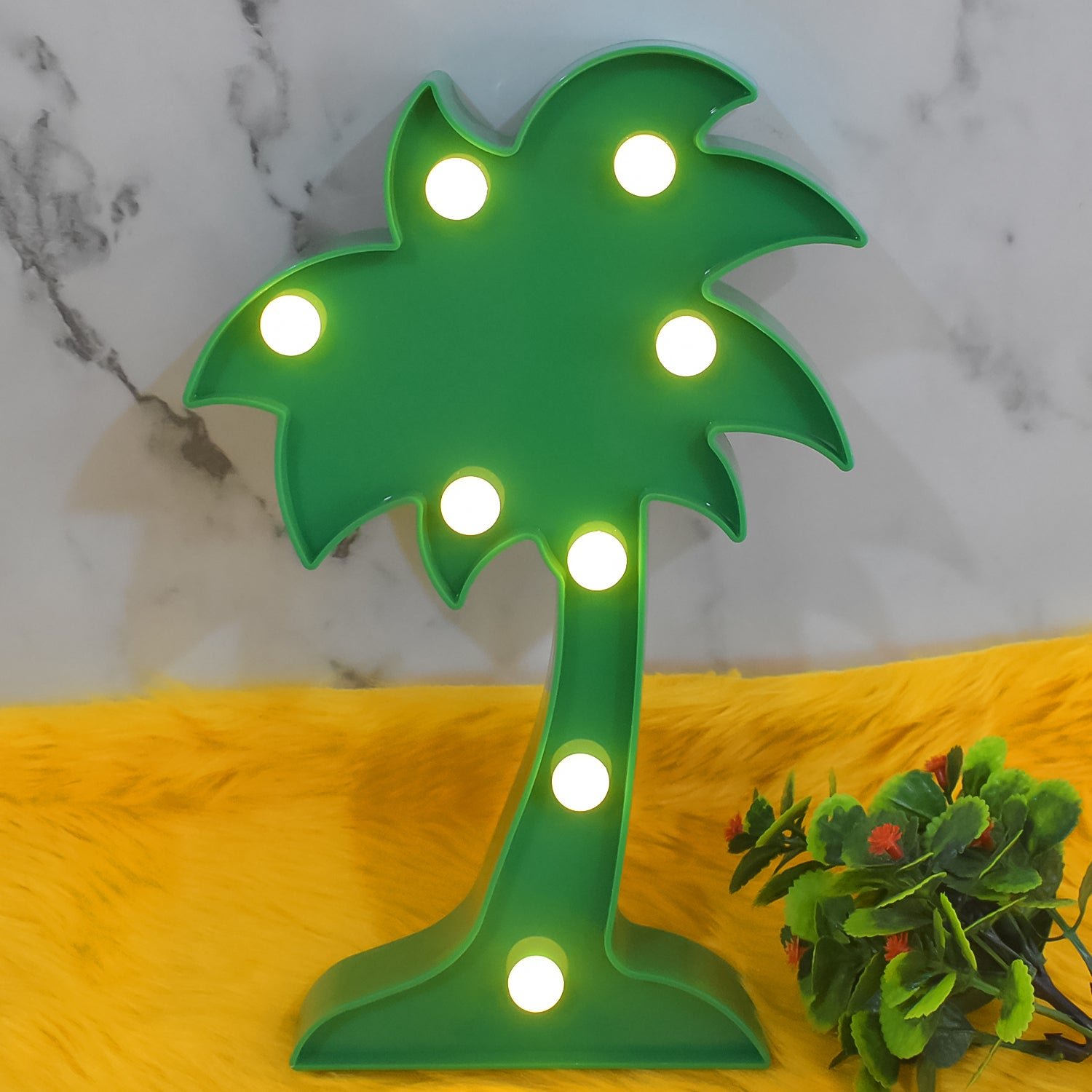 Coconut Tree LED Lamp - Romantic Table Night Light | Tidy Table - Image 4