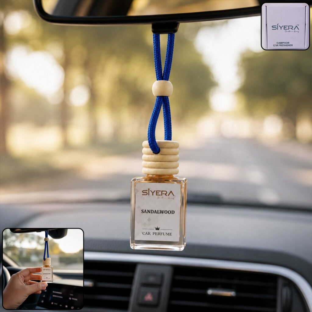 Sandalwood Car Perfume – Long-Lasting Woody Fragrance for Vehicles