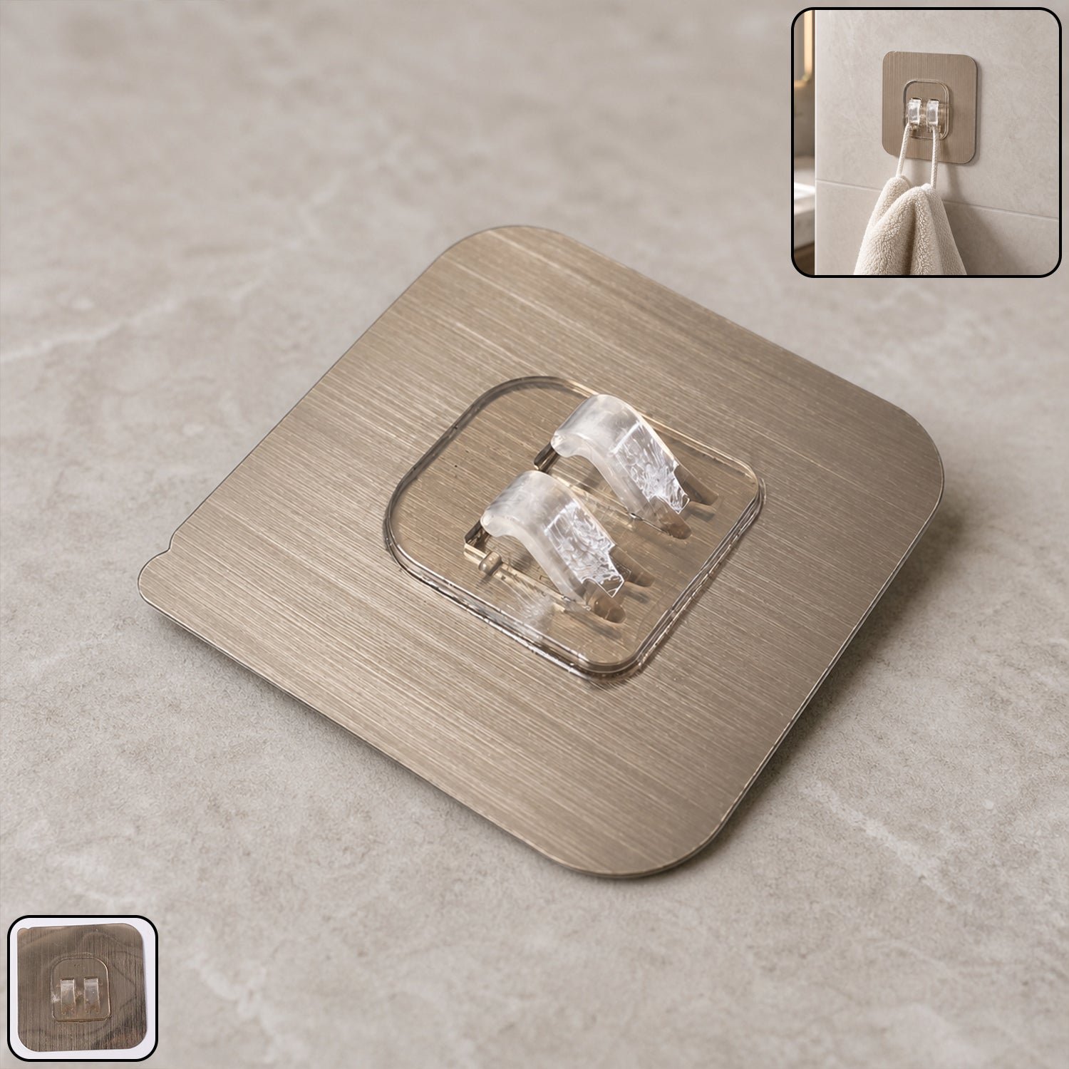 Adhesive Plastic Wall Hook – Strong Hold & Easy Installation - Image 3