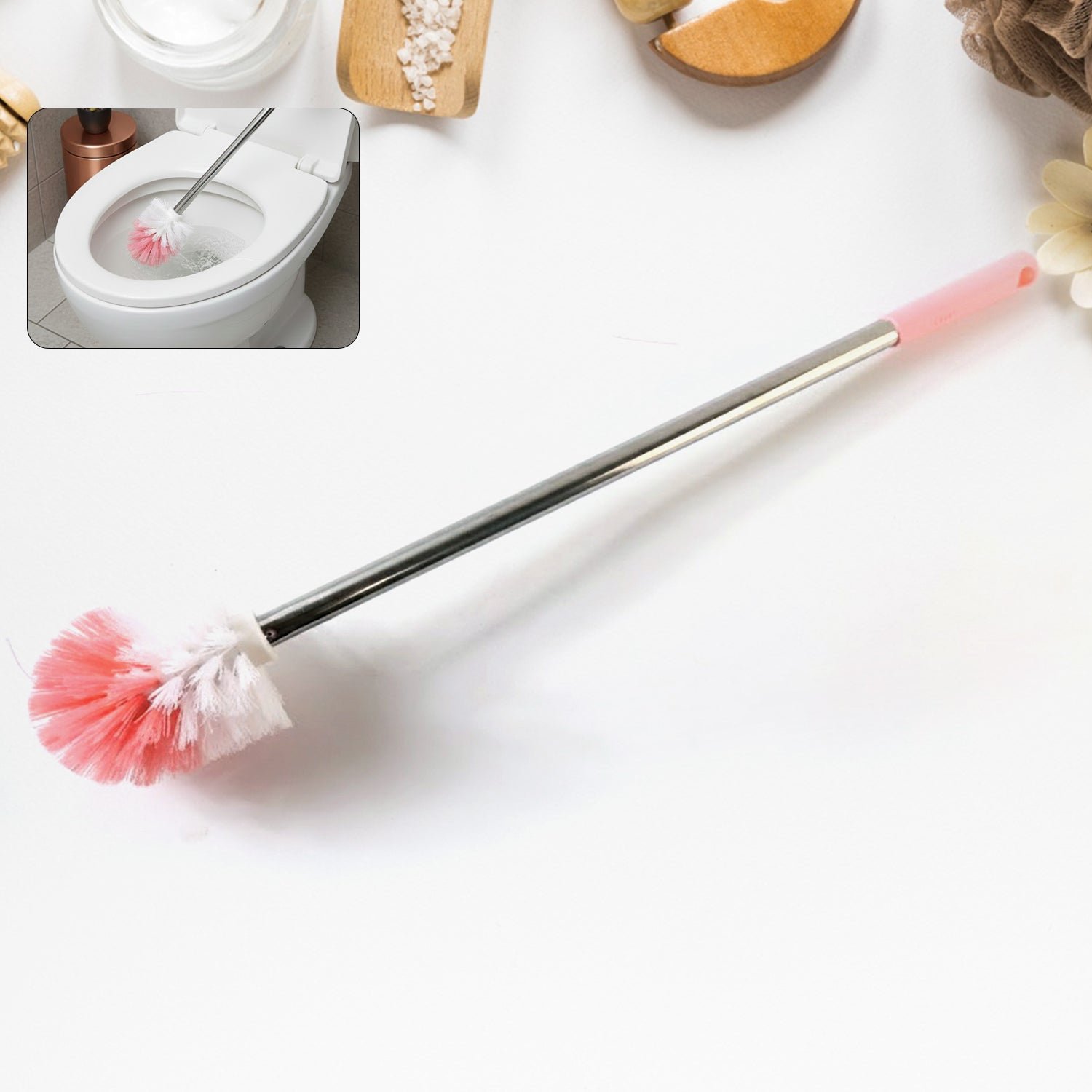 Toilet Cleaning Brush – Long Handle for Deep Cleaning - Image 3