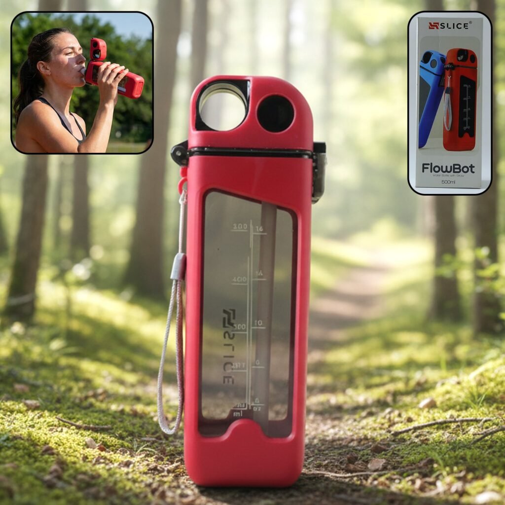500ml Leakproof Sports Water Bottle – One-Touch Spout Convenience