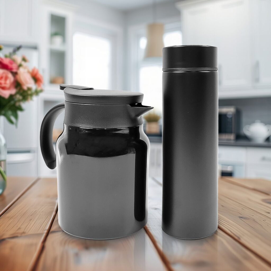 Thermal Coffee Carafe Set - LED Display 2-Pc | Own Hydrate