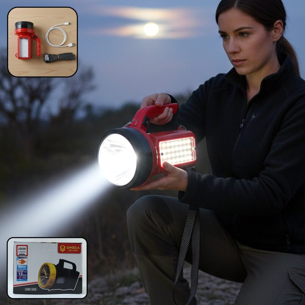 Rechargeable LED Torch – High Power & Emergency Light Panel