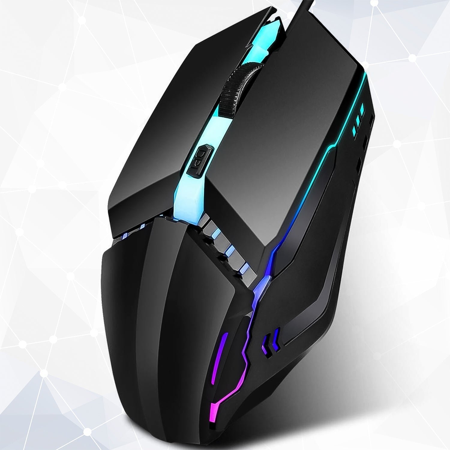 Wired Gaming Mouse - Ergonomic Design & RGB Lighting | Indo Glow