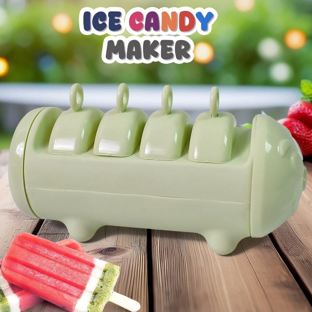 Ice Candy Maker - 4 Compartment Homemade Kulfi Mould | Konvex