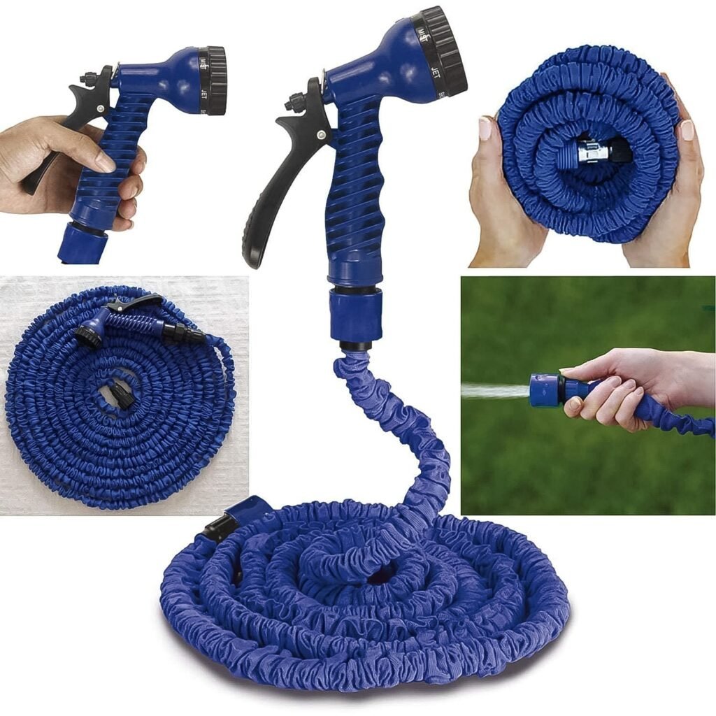 Expandable Garden Hose - 4m with Spray Gun | Indo Glow