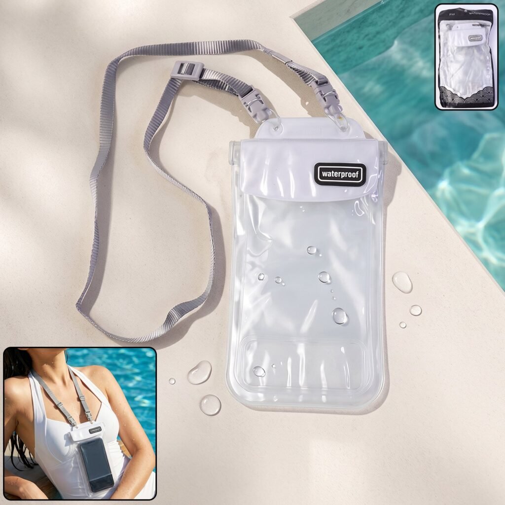 Waterproof Mobile Pouch – Universal Sealed Phone Case with Lanyard