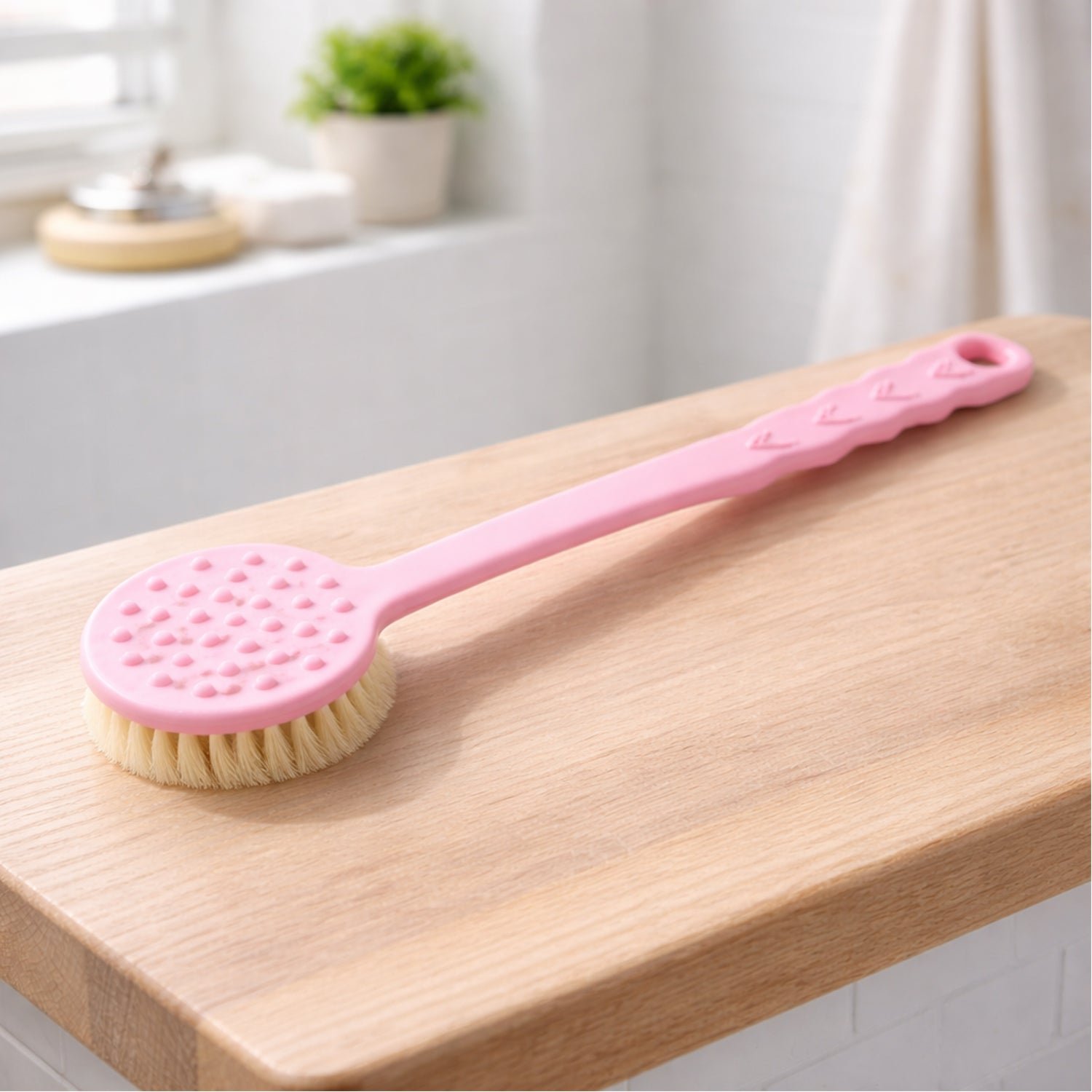 Back Scrubber - Long Handle & Soft Bristles | Velvet Wipe - Image 3