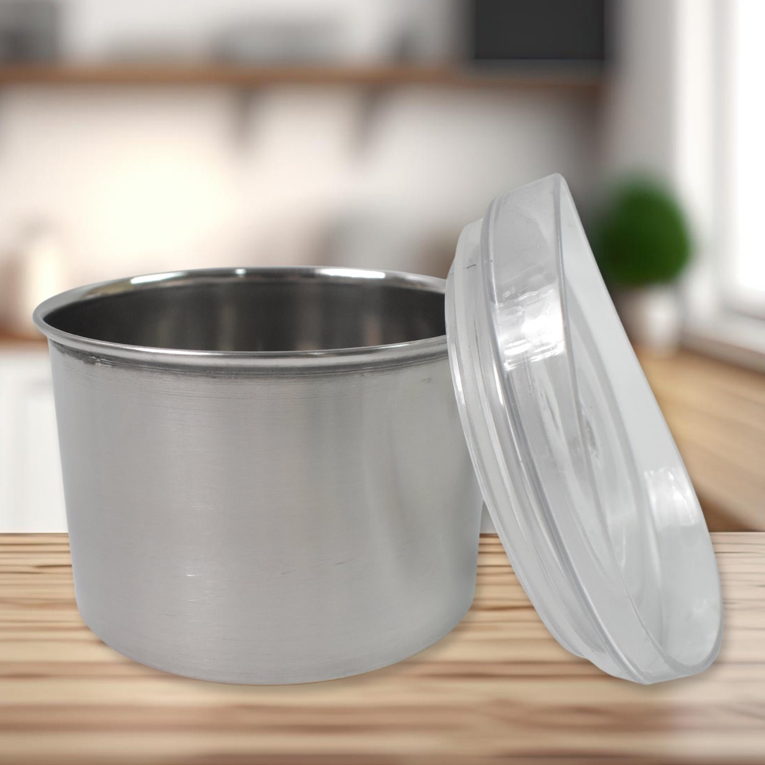 Stainless Steel Airtight Container - 500ml See-Through Lid | Konvex - Image 3