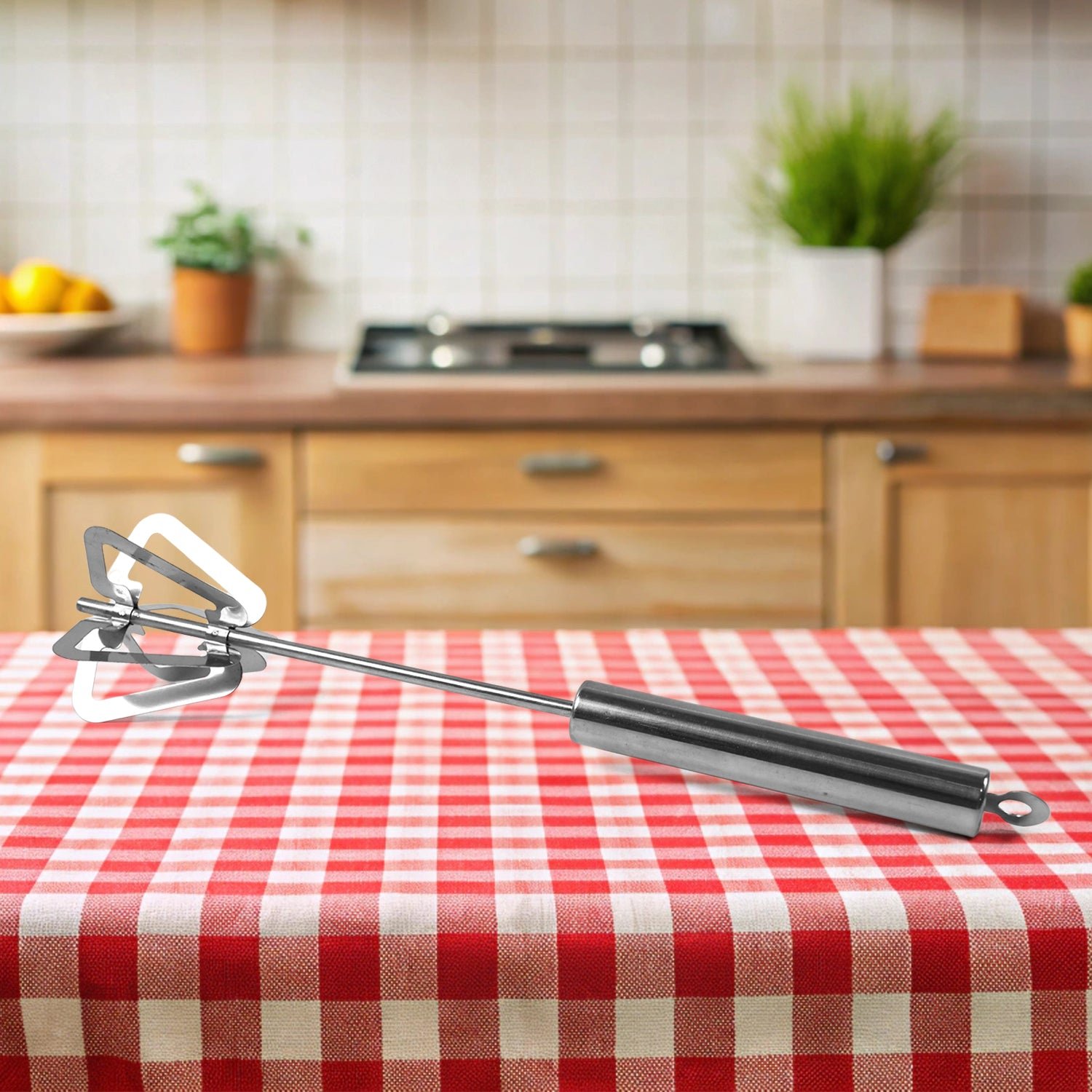 Hand Push Mixer - Stainless Steel Egg Whisk & Blender | Konvex - Image 4