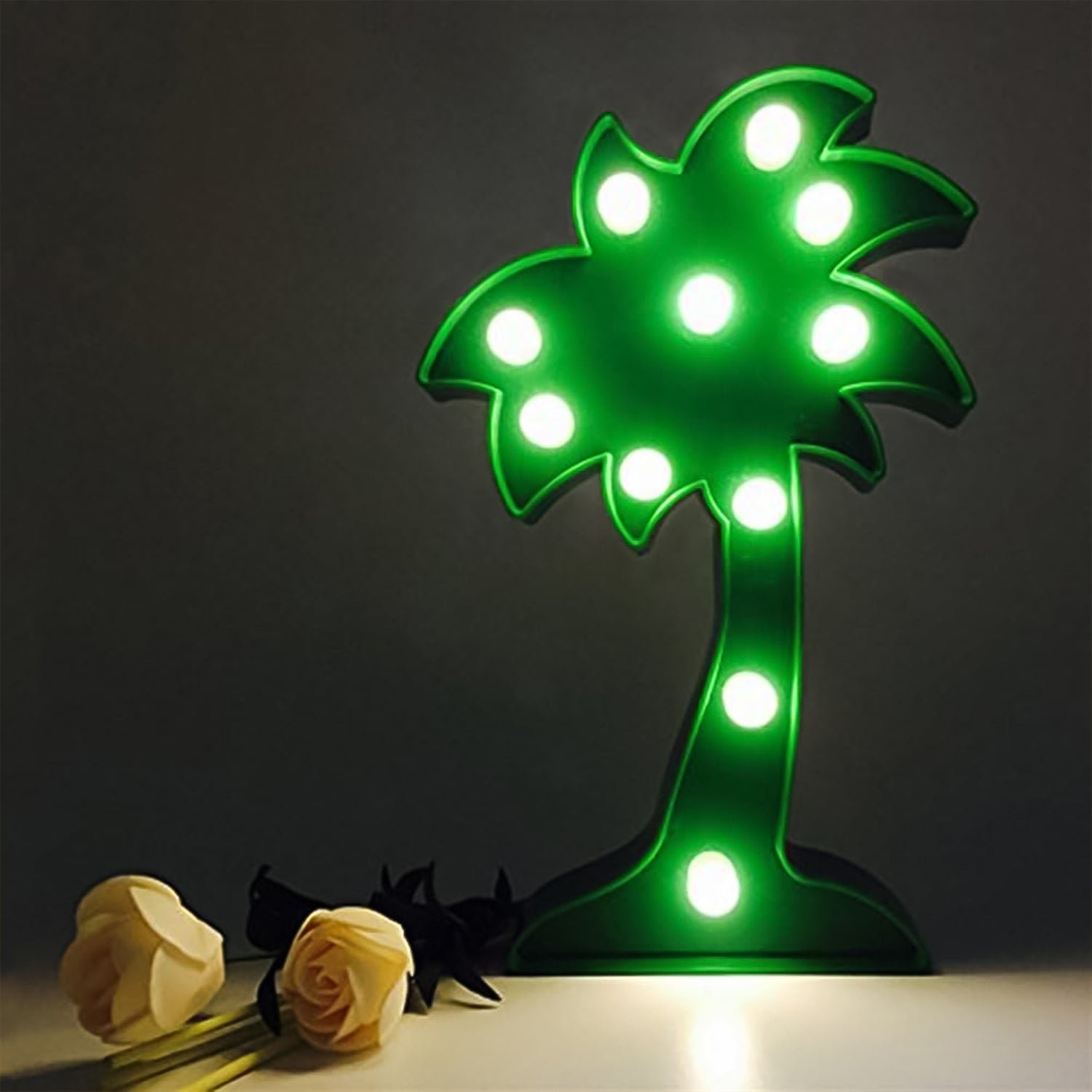 Coconut Tree LED Lamp - Romantic Table Night Light | Tidy Table - Image 5