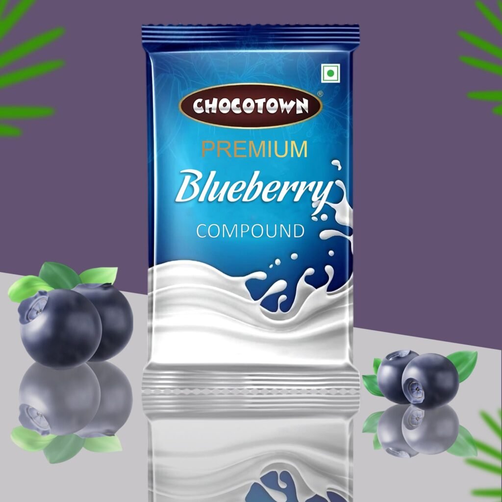 Blueberry Compound Chocolate - 500gm Baking Slab | Chocotown