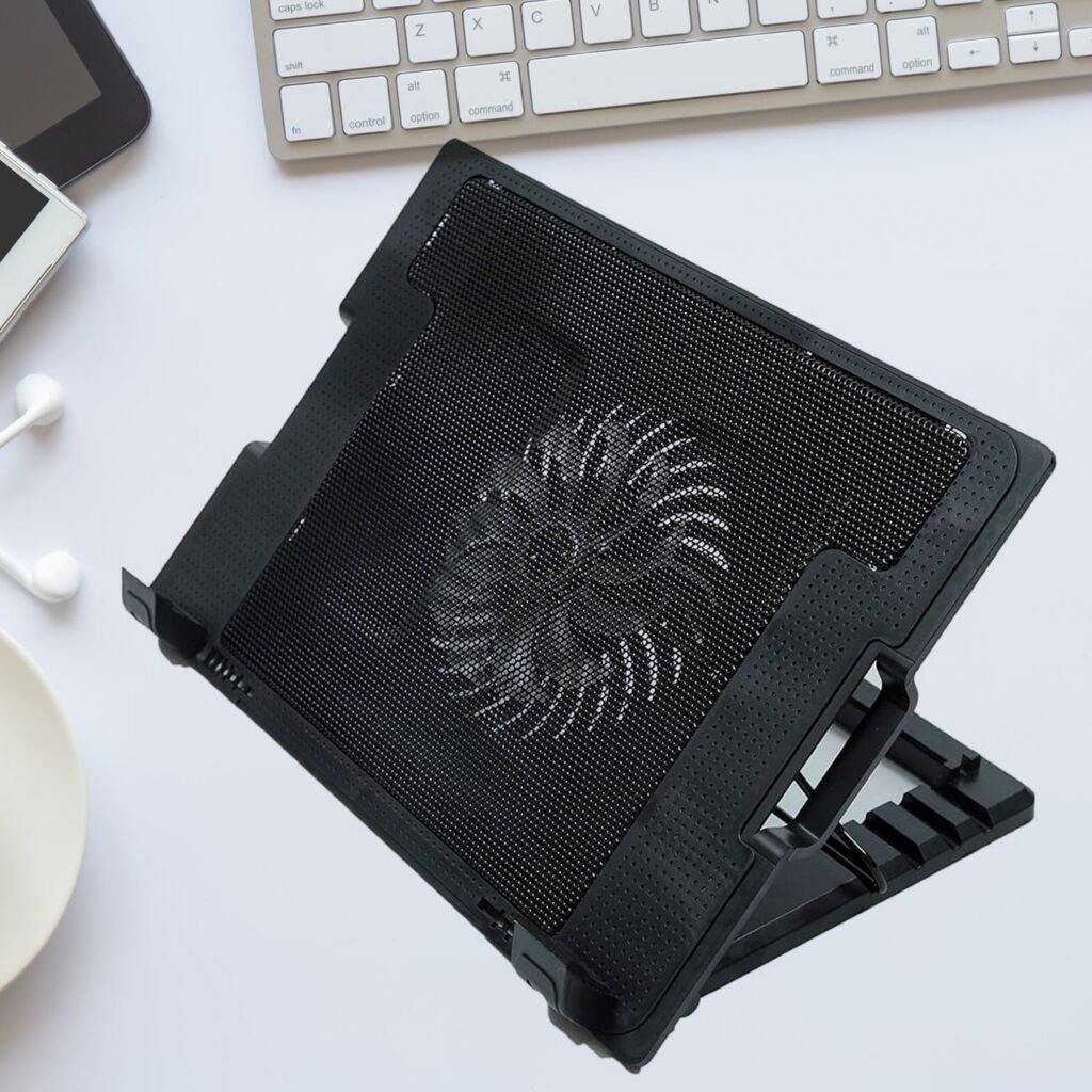 Laptop Cooling Pad - Adjustable Stand, Dual Fan | Indo Glow