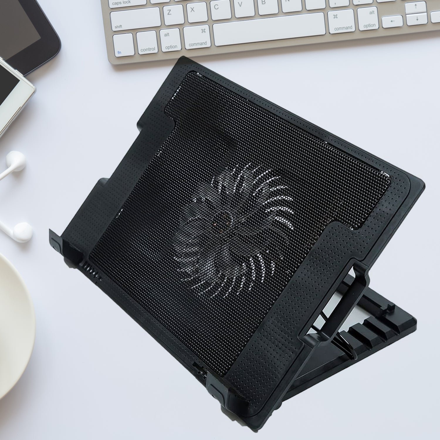 Laptop Cooling Pad - Adjustable Stand, Dual Fan | Indo Glow