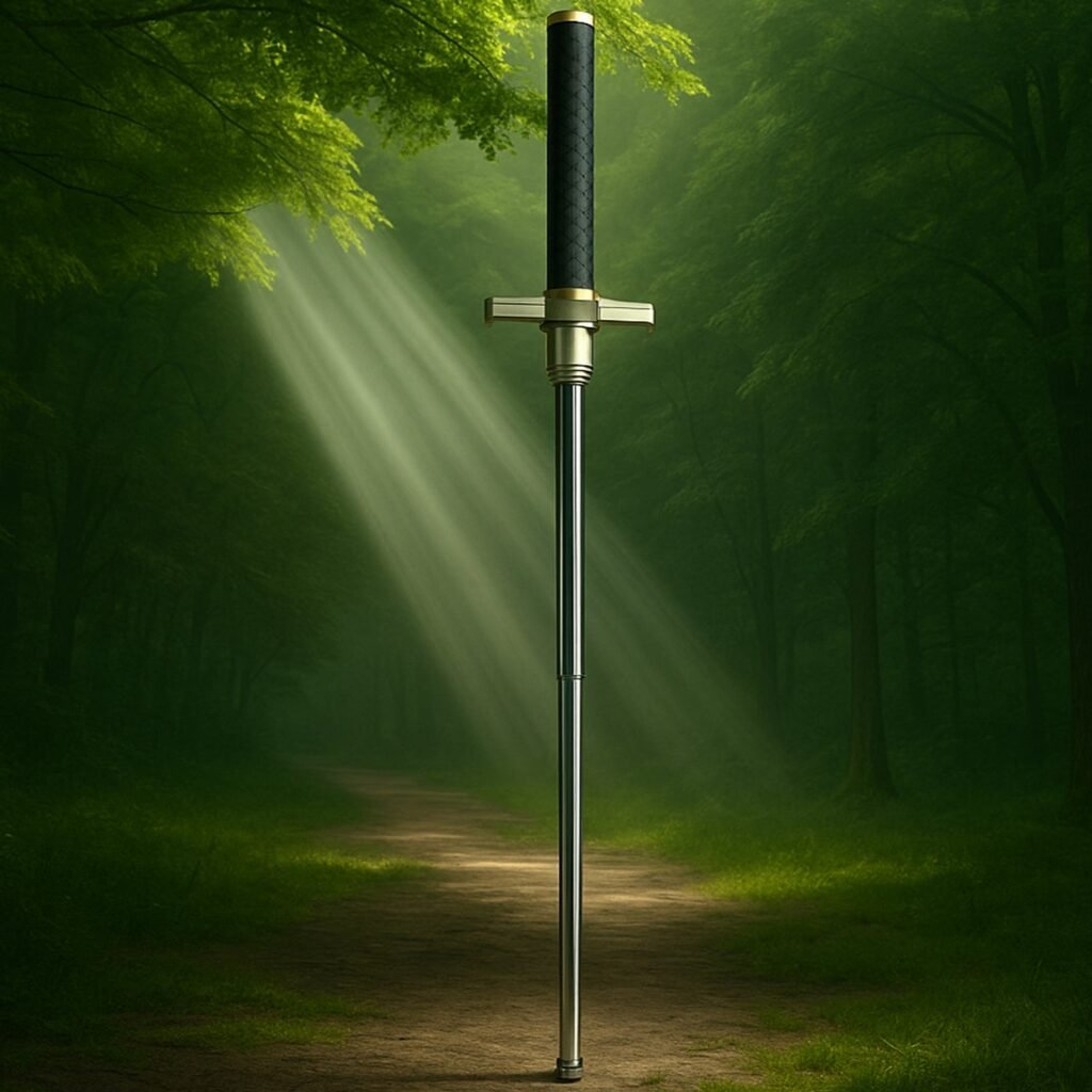 Folding Walking Stick - Lightweight, Portable & Self-Defense | Indo Glow