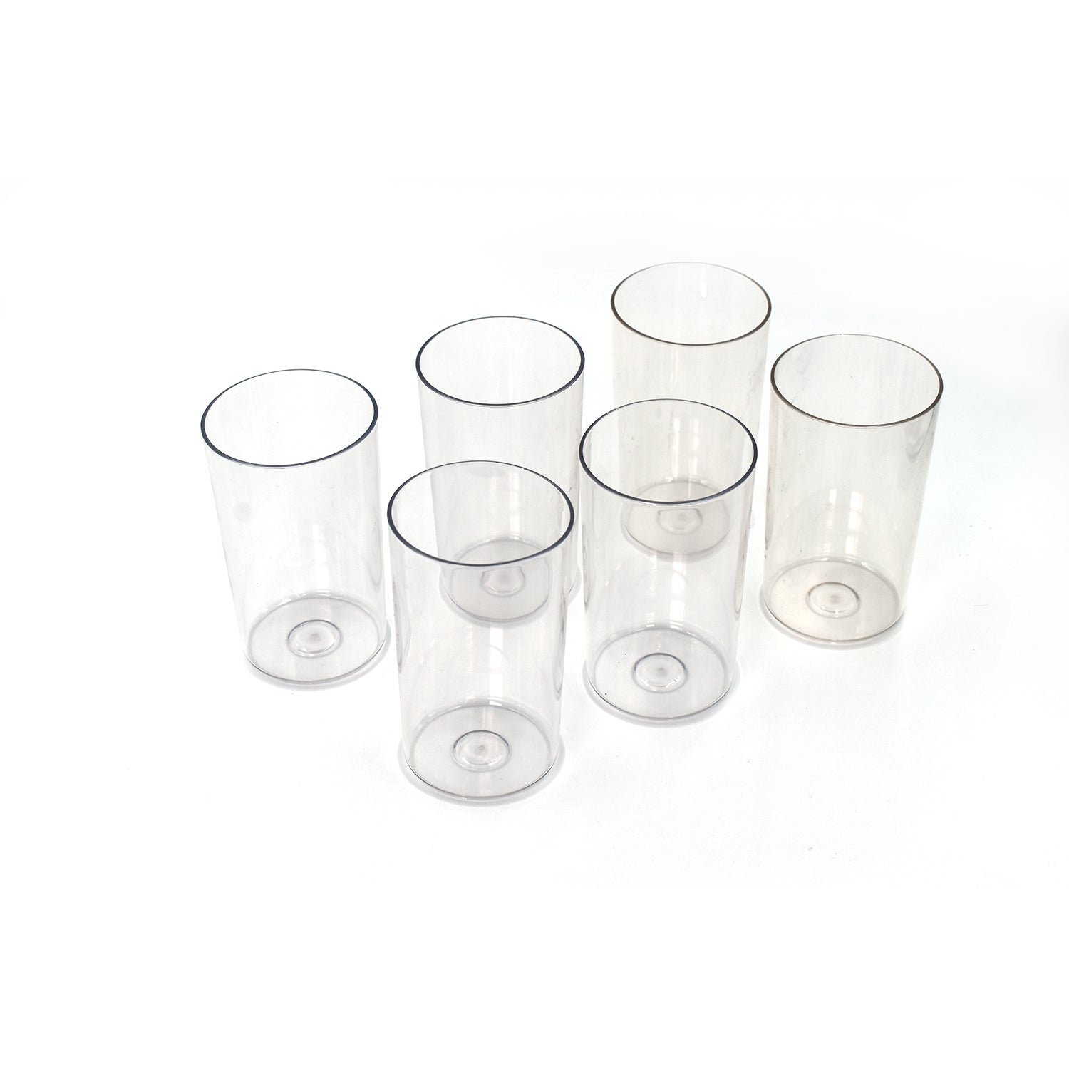 Plastic Glasses Set – Unbreakable Transparent 350ml (Set of 6) - Image 5
