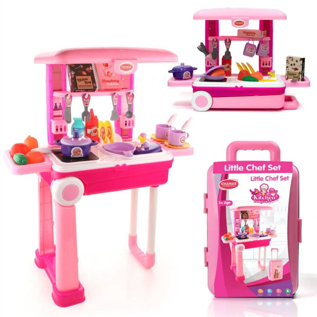 Kitchen Set for Kids - Portable Pretend Play Toy | Aditi