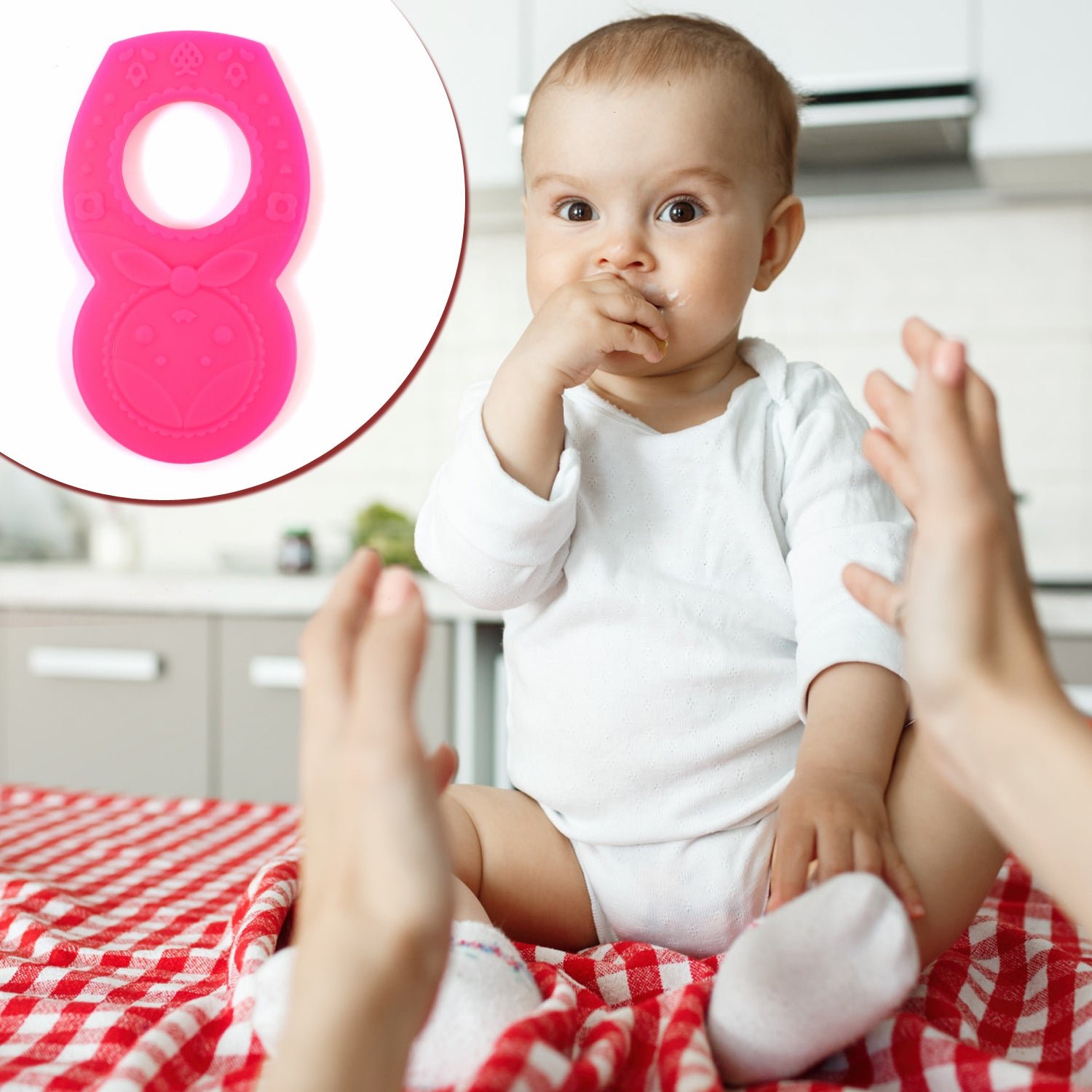 Silicone Baby Teether - Soft & BPA-Free Relief | Aditi - Image 3
