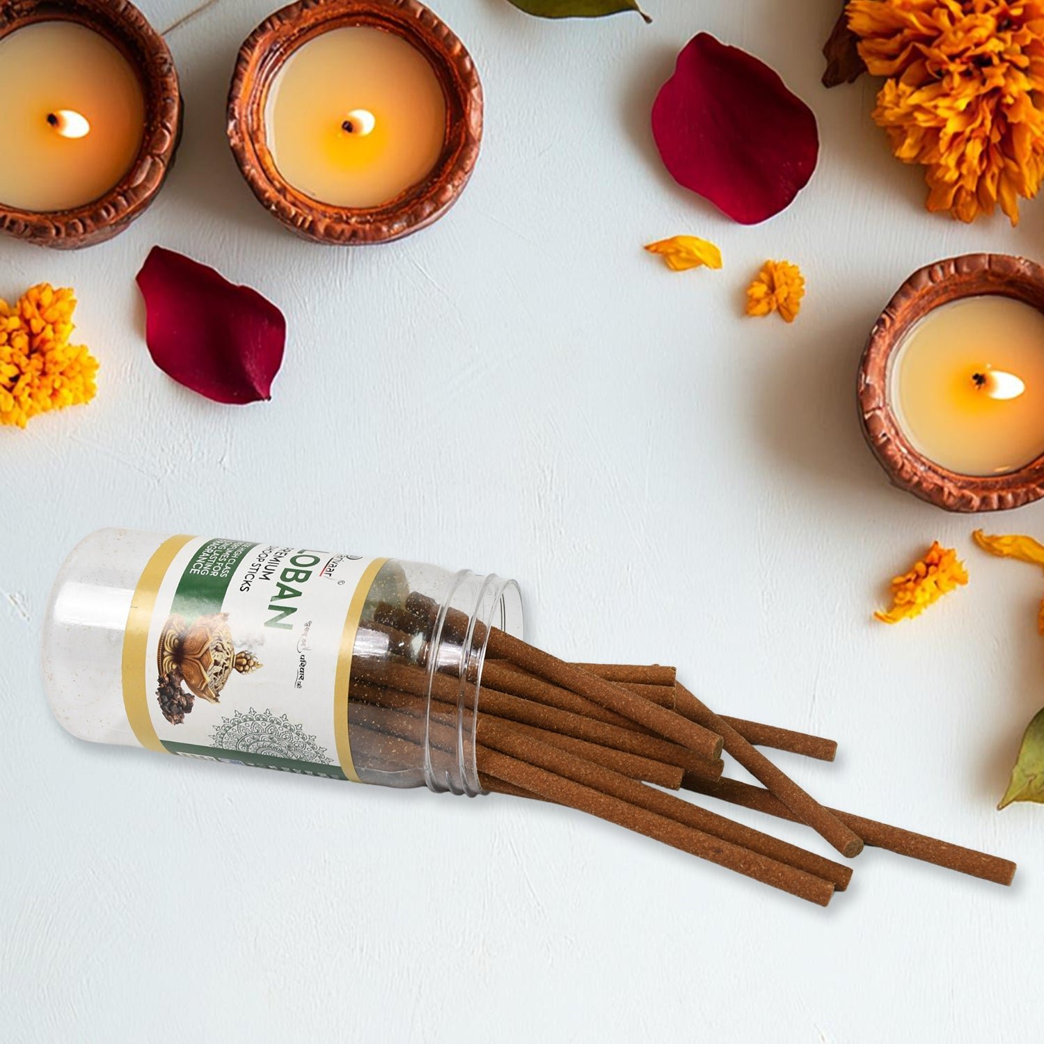 Loban Dhoop Sticks – 100g Traditional Incense for Puja | - Image 4