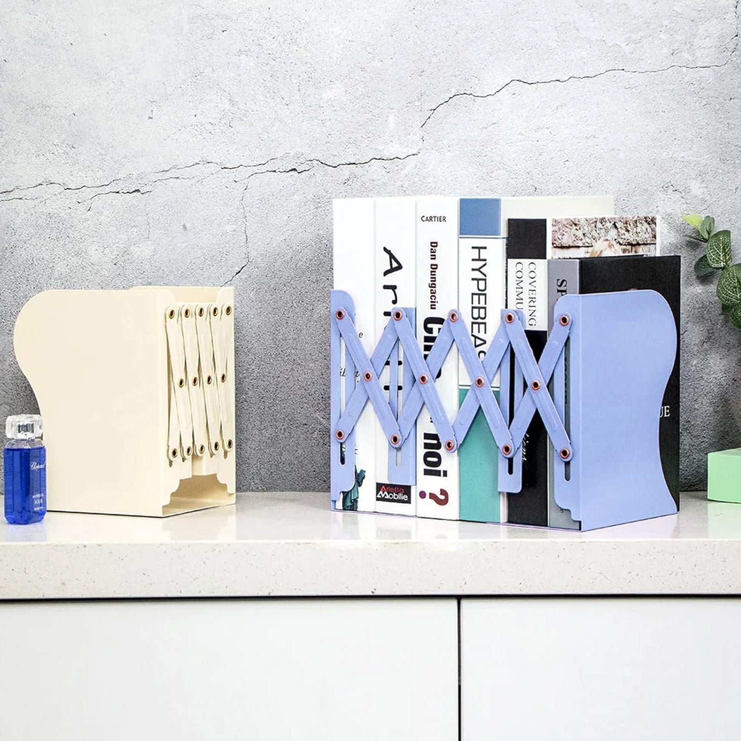 Adjustable Book Organizer Stand – Expandable, Space-Saving Design - Image 3