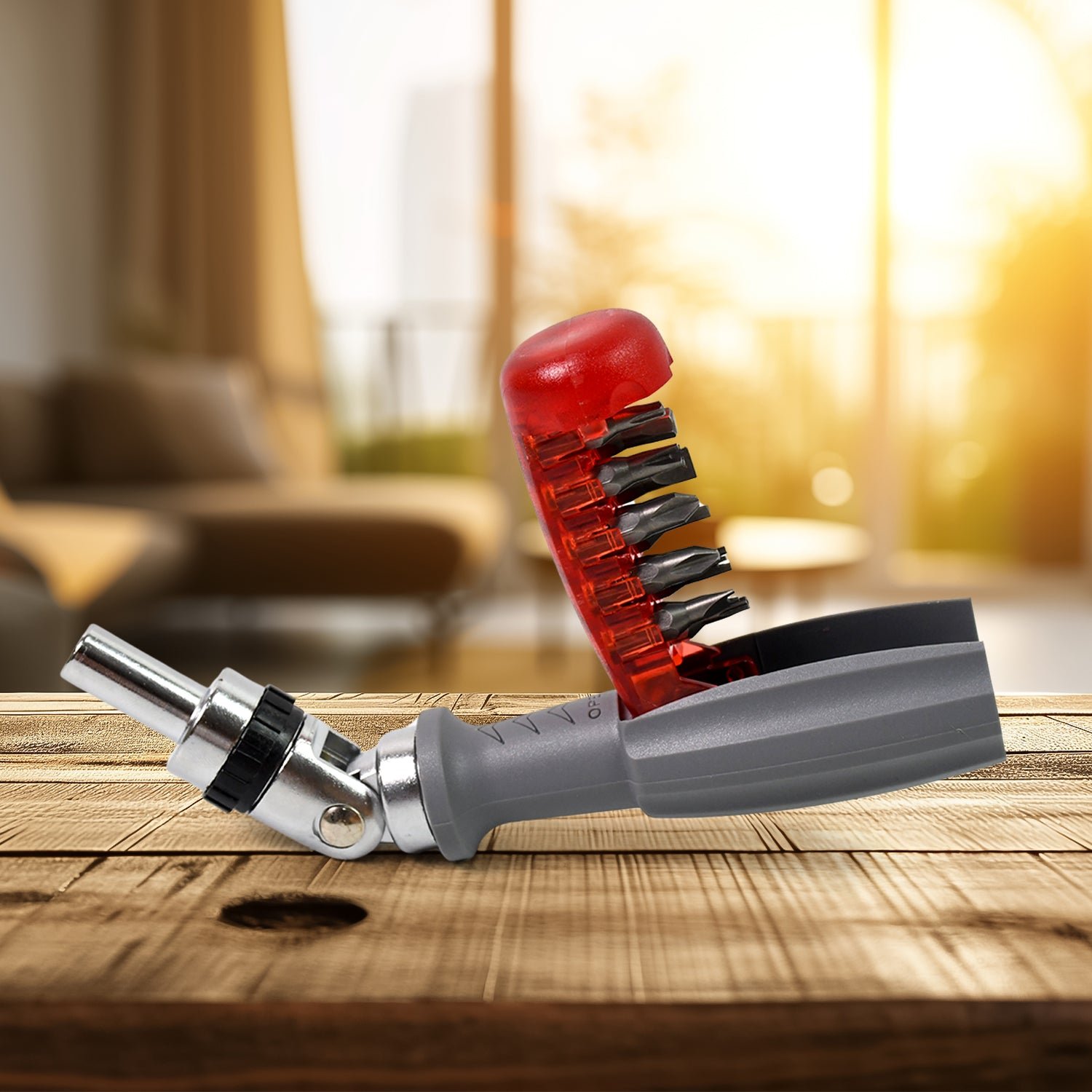 Ratchet Screwdriver Set - Adjustable Angle & 20 Bits | BoltForce - Image 3
