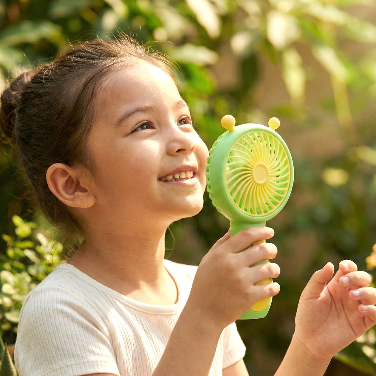Rechargeable Mini Handheld Fan – Cute Cartoon USB Portable Cooler - Image 4