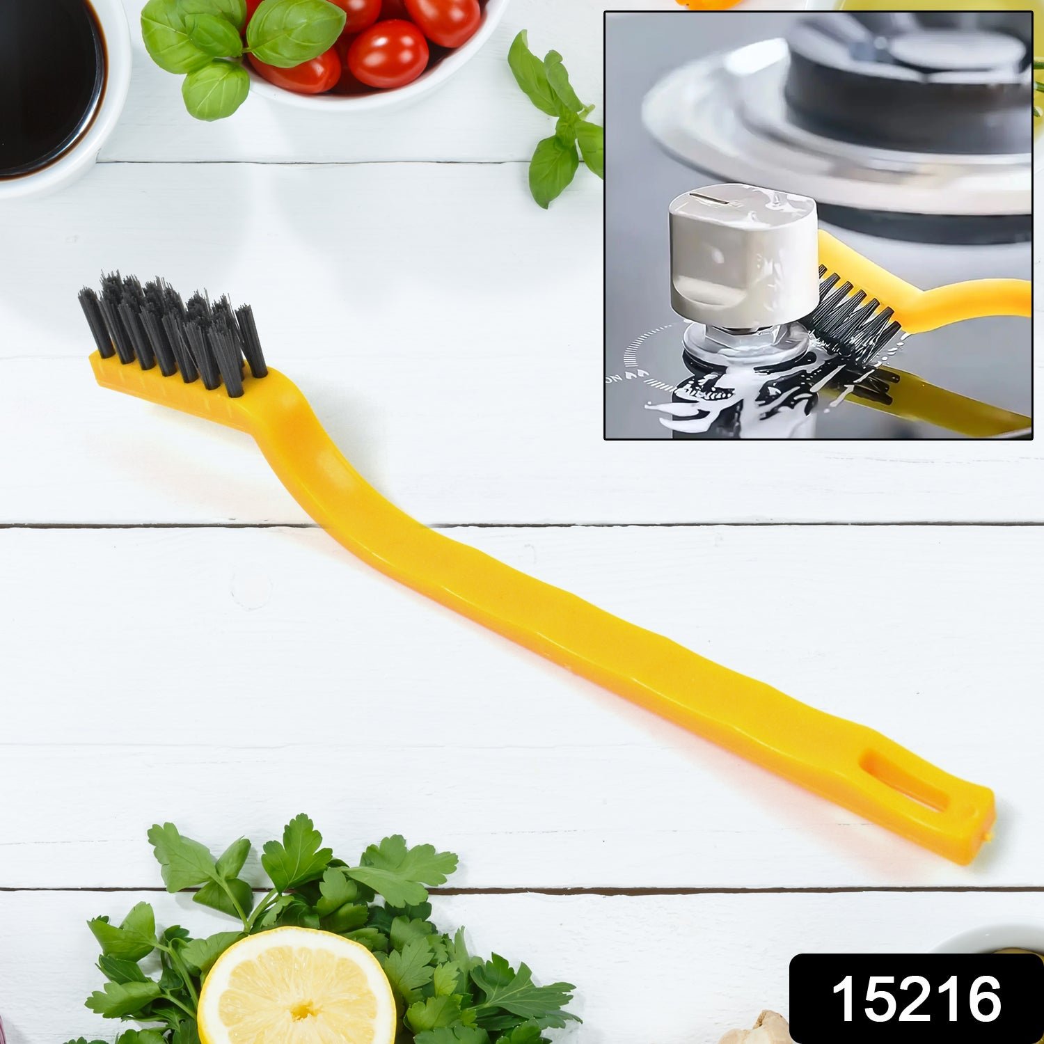 Mini Nylon Cleaning Brush - Powerful Scrubbing for Home | Velvet Wipe - Image 2
